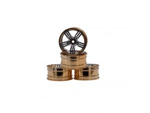 1/10 Drift Wheels: 5-Spoke Aluminum Set – Dominate the Track!