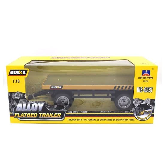 Heavy-Duty 1/10 Flatbed Trailer – Haul Anything with Ease!