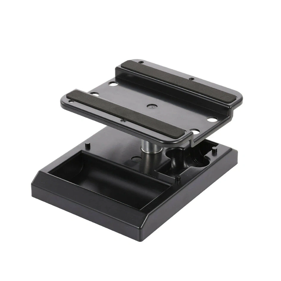 Unleash Your Crawler: Premium Black Aluminum Display Stand - 1/10 Scale!